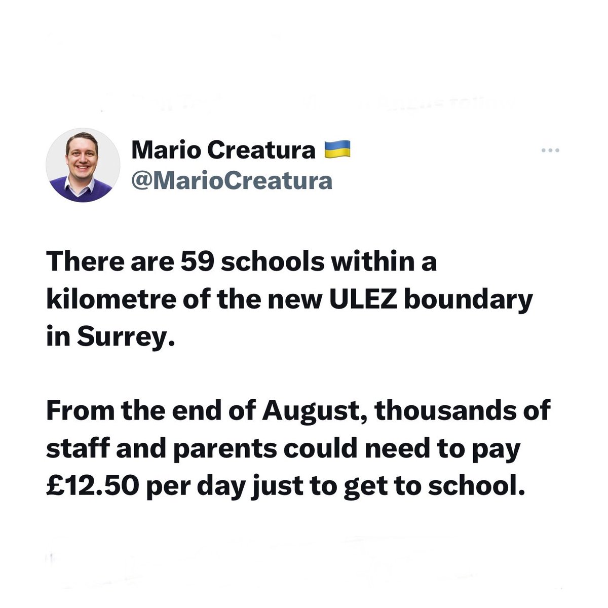 Tories constantly pushing the narrative that children MUST be driven to school rather than walk, cycle or use public transport. It’s why they oppose school streets.

You can track it back to the fact that the Conservatives are propped up by fossil fuel donations.