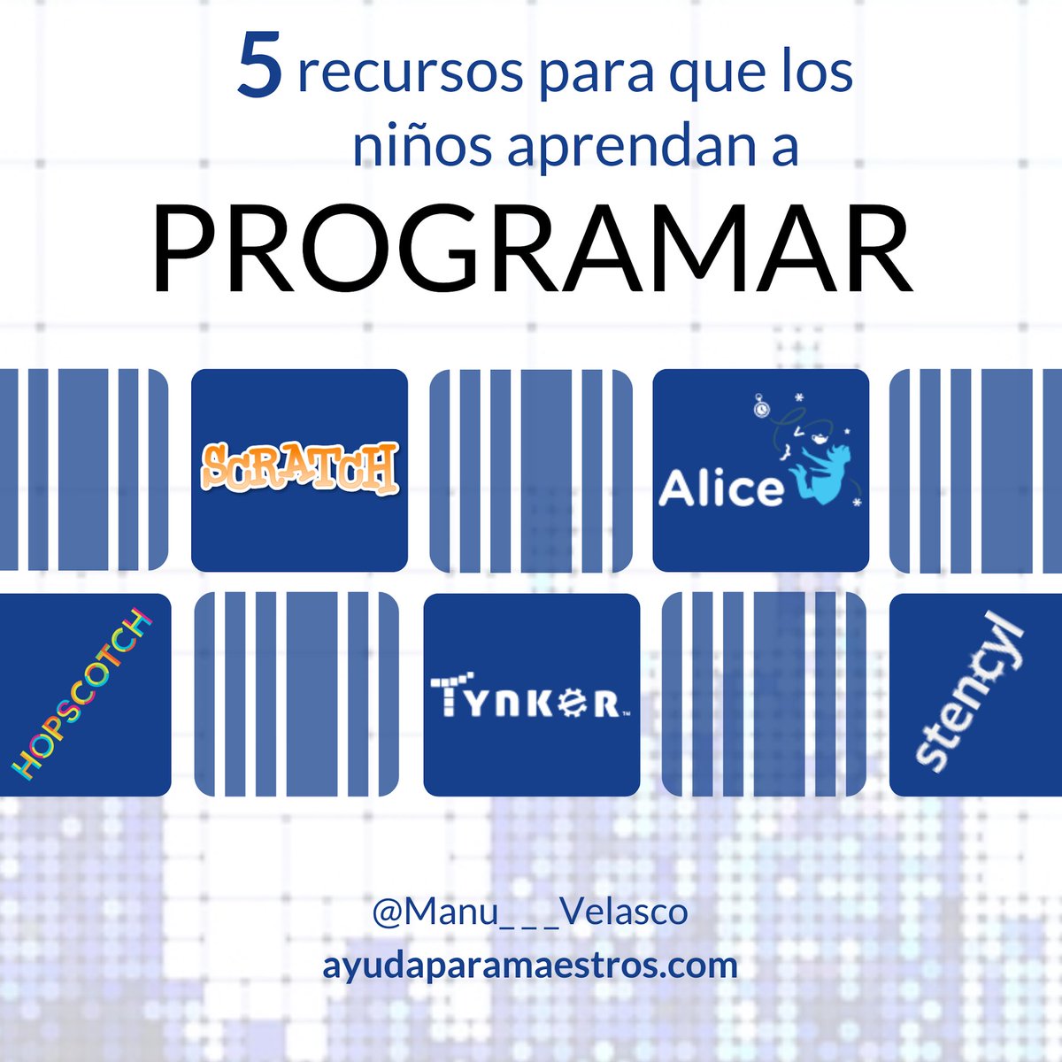 5 recursos para que los niños aprendan a programar. 👉 ayudaparamaestros.com/2020/11/5-recu… Por <a href="/Manu___Velasco/">Manu Velasco</a>