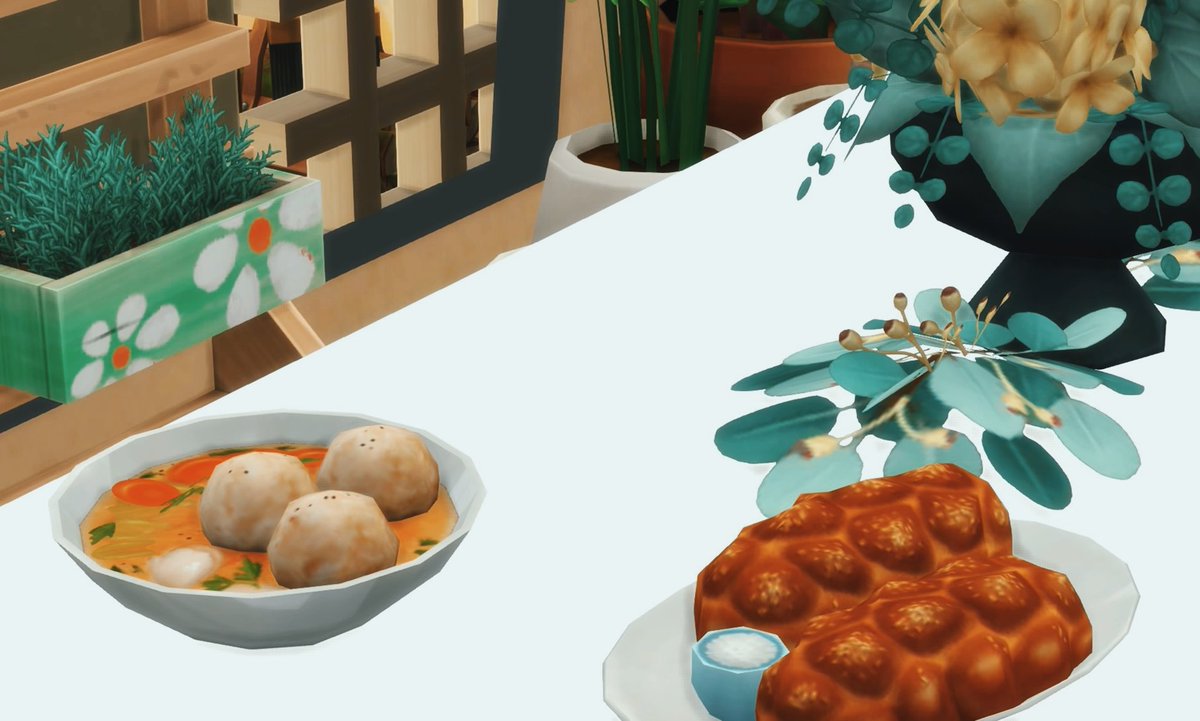 Matzah ball soup & Challah bread!!
The way i always drool over sims food
😮‍💨😮‍💨
#TheSims4