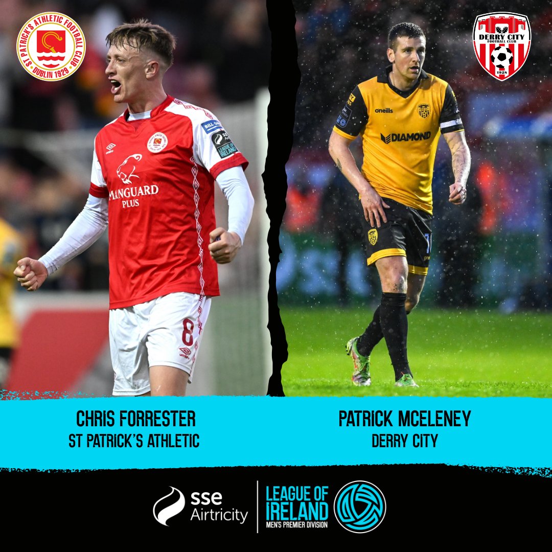 Two of the best to do it. 

Watch it live tomorrow night live from Inchicore at 18:45 on @VMSportIE 📺

#LOI | #PATDER