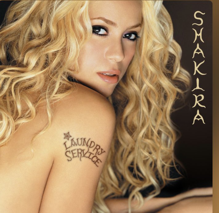 #5albums01
#Album - #LaundryService - #Shakira 
Release : November 13, 2001