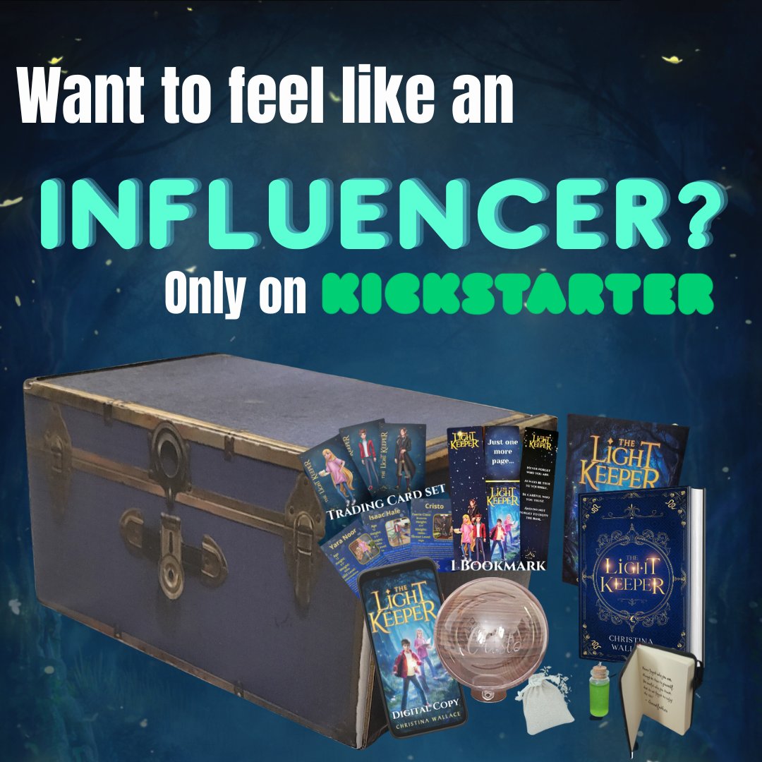 Only 6 days left on my campaign. Can you help?

You can get this amazing box that comes with a hardcover (with sprayed edges), paperback, ebook, trading cards, Light Keper items, bookmarks, and more!

Free shipping on US orders!
tiny.cc/f3p7vz
#readerscommunity #mgbooks