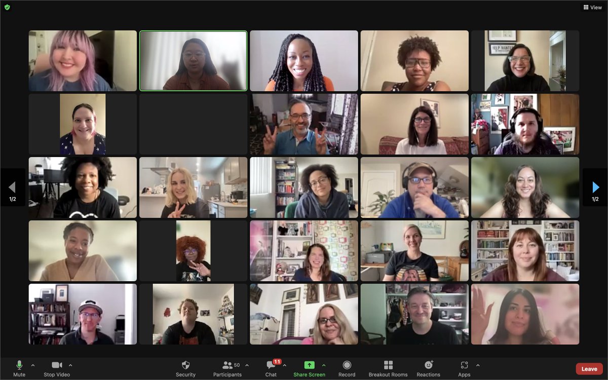 PreWGAStrike's tweet image. Thank you to everyone who joined our #PreWGAConvo with @chandra7thomas! #PreWGA support on the picket lines has been absolutely essential. Thanks again to Chandra, @ginagemeni, and @scriptlett for hosting. We hope to host more events and see you on the picket lines! 🪧 #WGAStrong