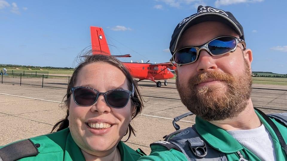 Lovely day at Duxford today crewing with <a href="/EsmaeWoods/">Esmae Woods</a>  and also had a great catch up with my SJA bestie Simmy. #MySJADay <a href="/SJAEast/">SJA East region</a>
