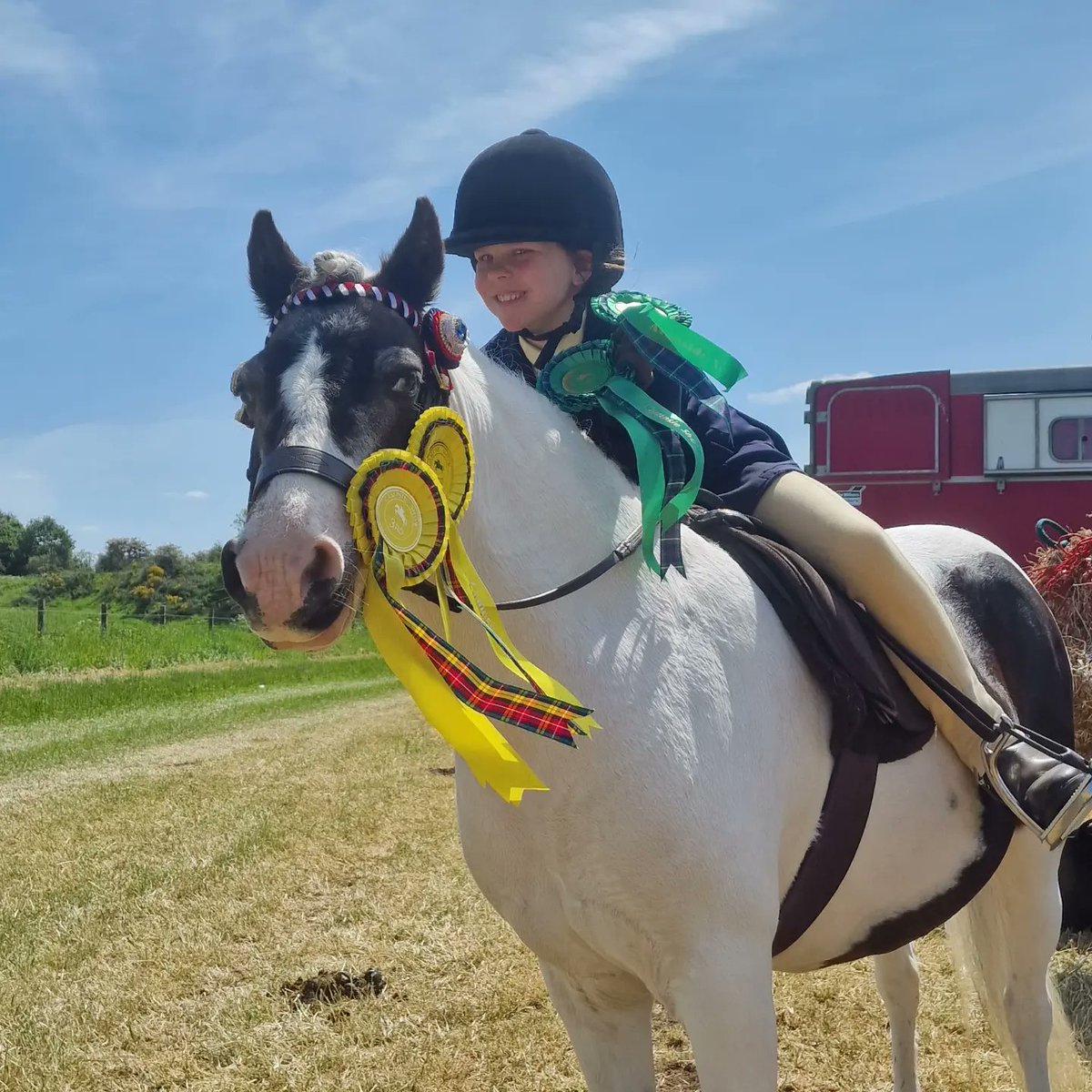 clairbear00's tweet photo. @BonnybridgePS @BPS_MrsWhite 
Mya &amp; Angel competing at Campsie agricultural show on Saturday https://t.co/ZTpR2GXI8s