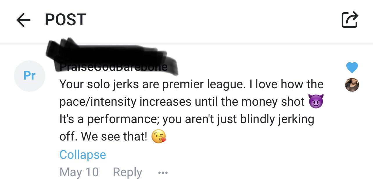 Tscoco 50k on Twitter: "Comment from a fan on my onlyfans JOIN NOW😍‼️‼️