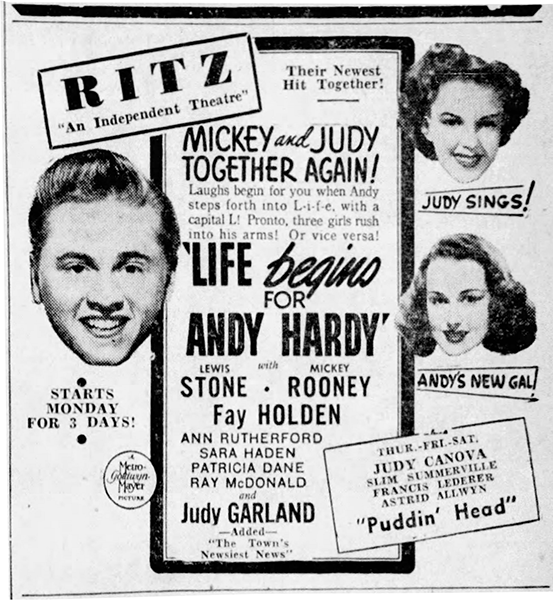 June 4, 1941:  Judy prerecorded the following for 'Love Finds Andy Hardy.'

America thejudyroom.com/songs/lifebegi…

Easy To Love thejudyroom.com/songs/lifebegi…

Abide With Me thejudyroom.com/songs/lifebegi…

My Rosary
thejudyroom.com/songs/lifebegi…

#judygarland #mickeyrooney #andyhardy #thejudyroom