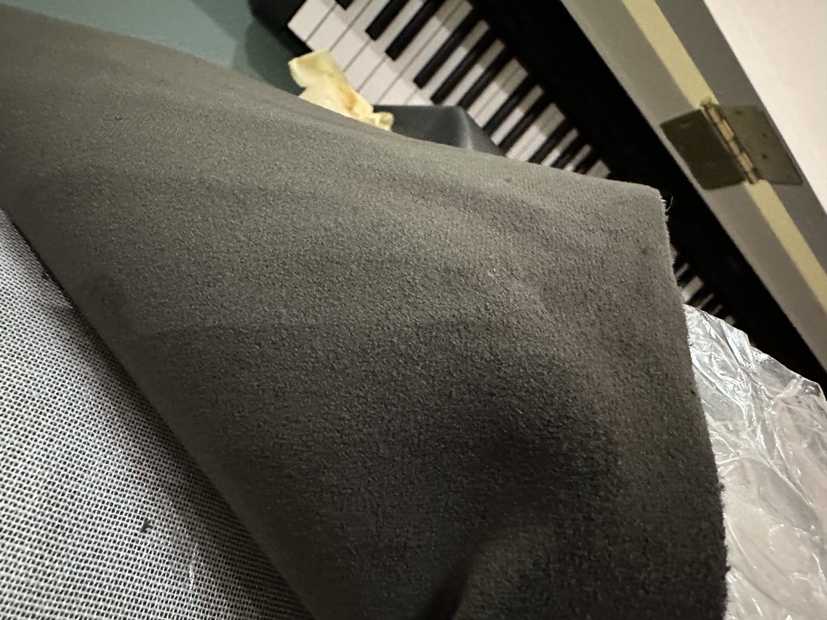 aaronddyer's tweet photo. Day 14
Fabric for acoustic curtains arrived today. Also curtain rods, brackets, and finials arrived yesterday.

#BEETHOVENPROJECT https://t.co/4LgOoAGWxx