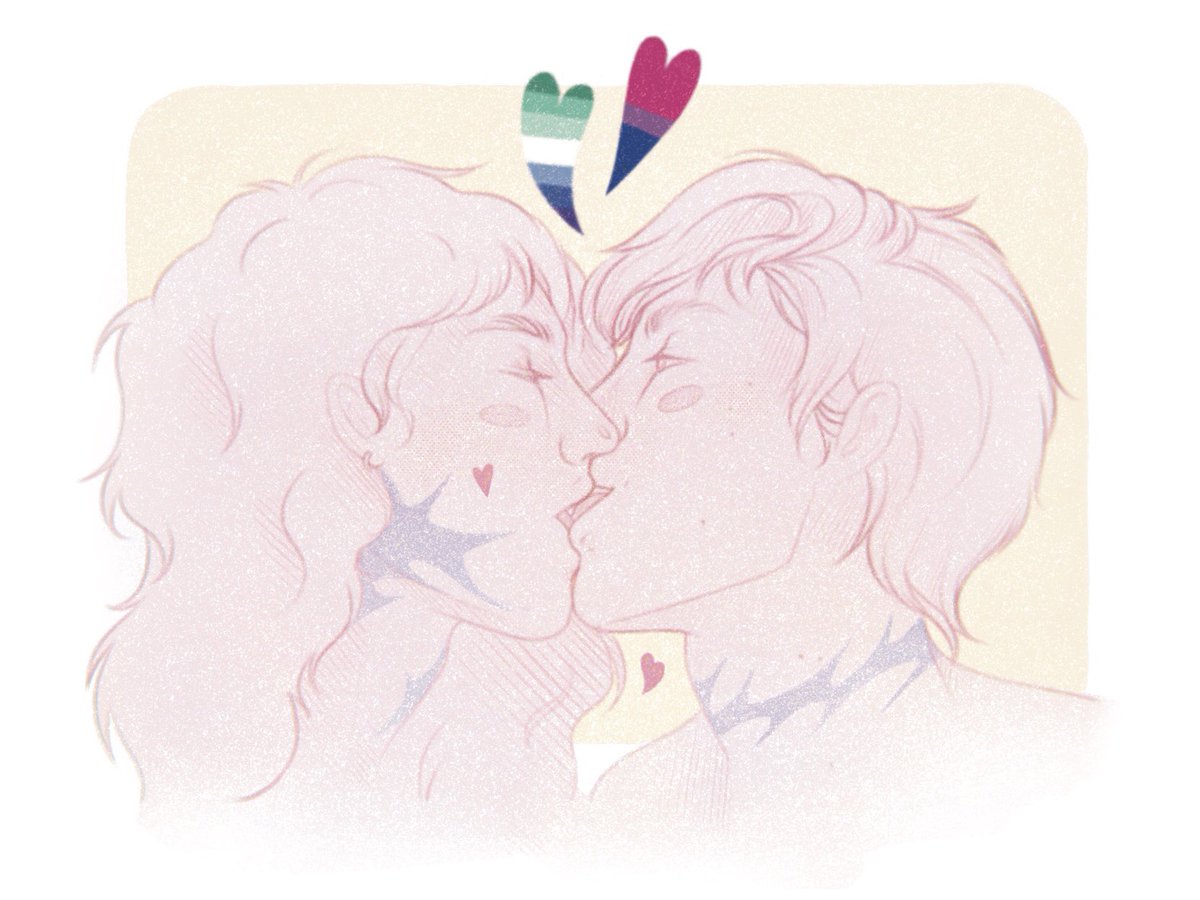 rrrrraatt's tweet photo. happy pride month to them! 🏳️‍🌈 #steddie https://t.co/hiThkN83z4