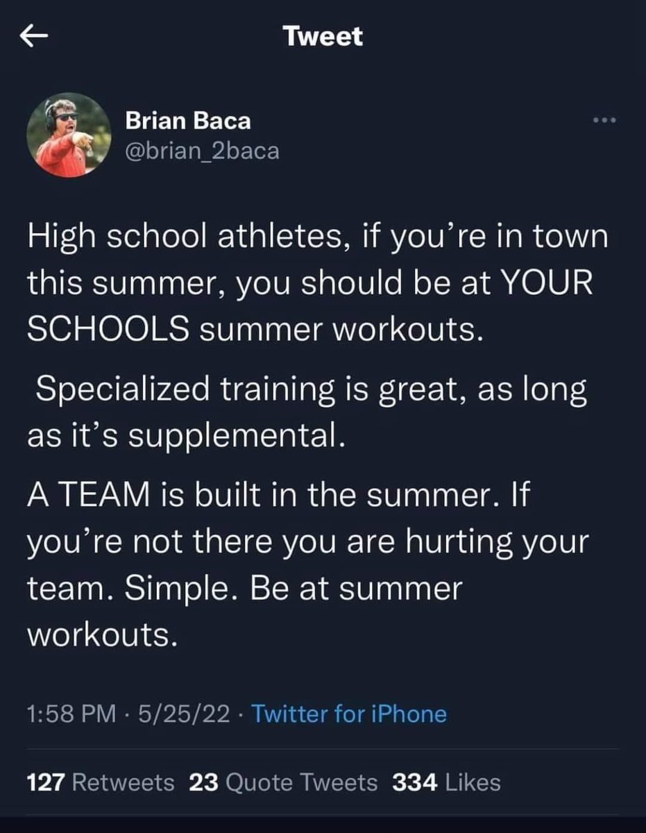 WareFootball's tweet photo. Roll call at 8:00 am! Be early &amp; be present! 🐊🐊🐊 https://t.co/5SlzJJPTB4