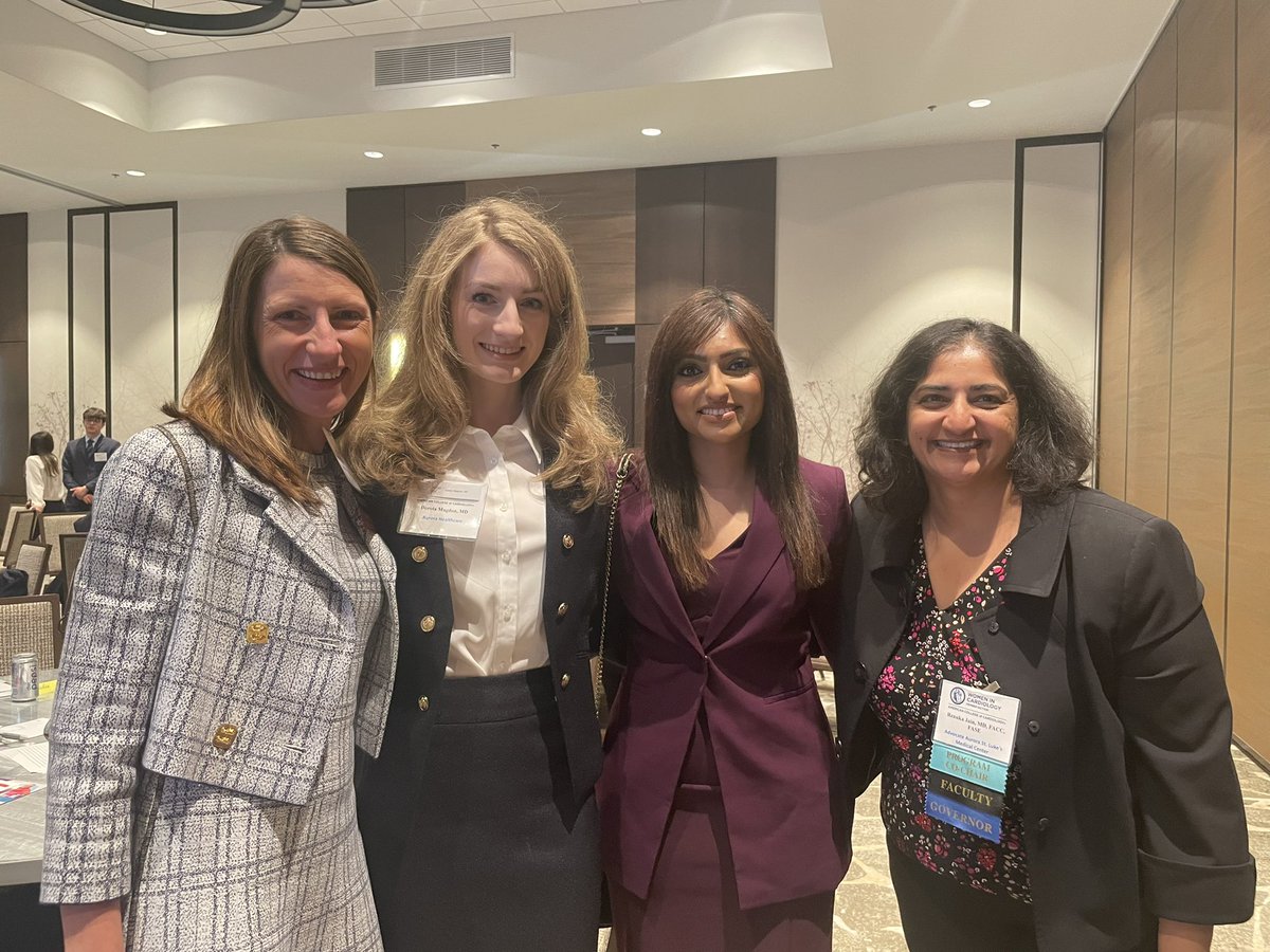 Congratulations on your poster presentations <a href="/MounaKodali/">Mouna Kodali</a> and Dorota Magdon at the 6th Annual Midwest Women in Cardiology Symposium in MKE👏<a href="/renujain19/">Renu</a>