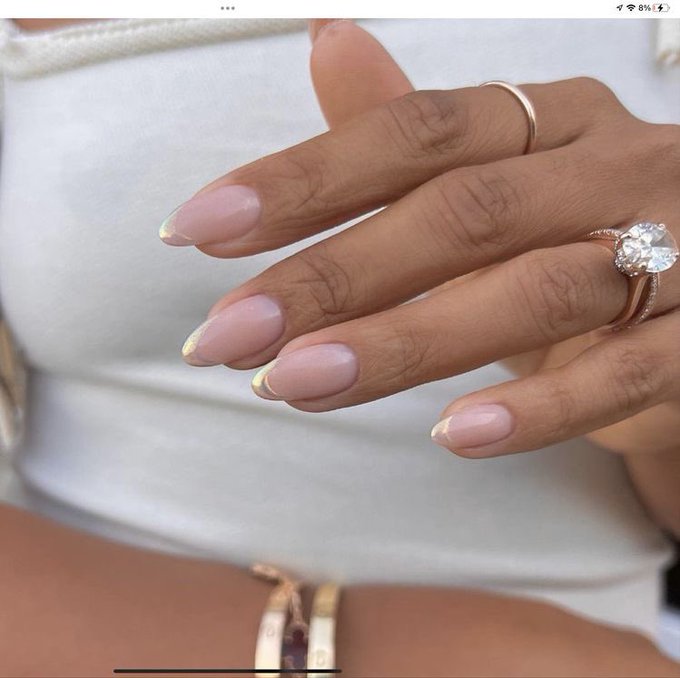 PopsiMary's tweet photo. nude nails inspo https://t.co/q5HMEnO8Og