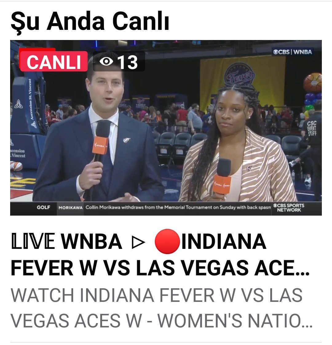 Wnba maçlarını canlı izlemek isteyenler bu Facebook kanalı canlı veriyor. Hatta şu an Lvaces ve Indiana Fever maçı canlı yayınlanıyor.
