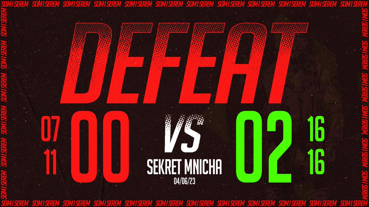 Hélas... Pas de montée pour les boyz 😥

Défaite 2-0 contre les polonais de Sekret Mnicha 🇵🇱

Nous sommes donc out des playoffs et maintenus en Open pour la saison prochaine ✖️

On aura vibré tout au long de la saison malgré tout, énormément de positif a retenir pour la suite !