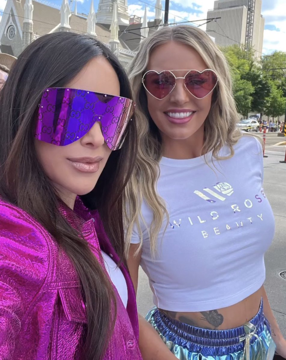 Angie K and Whitney during Utah Pride parade! #rhoslc