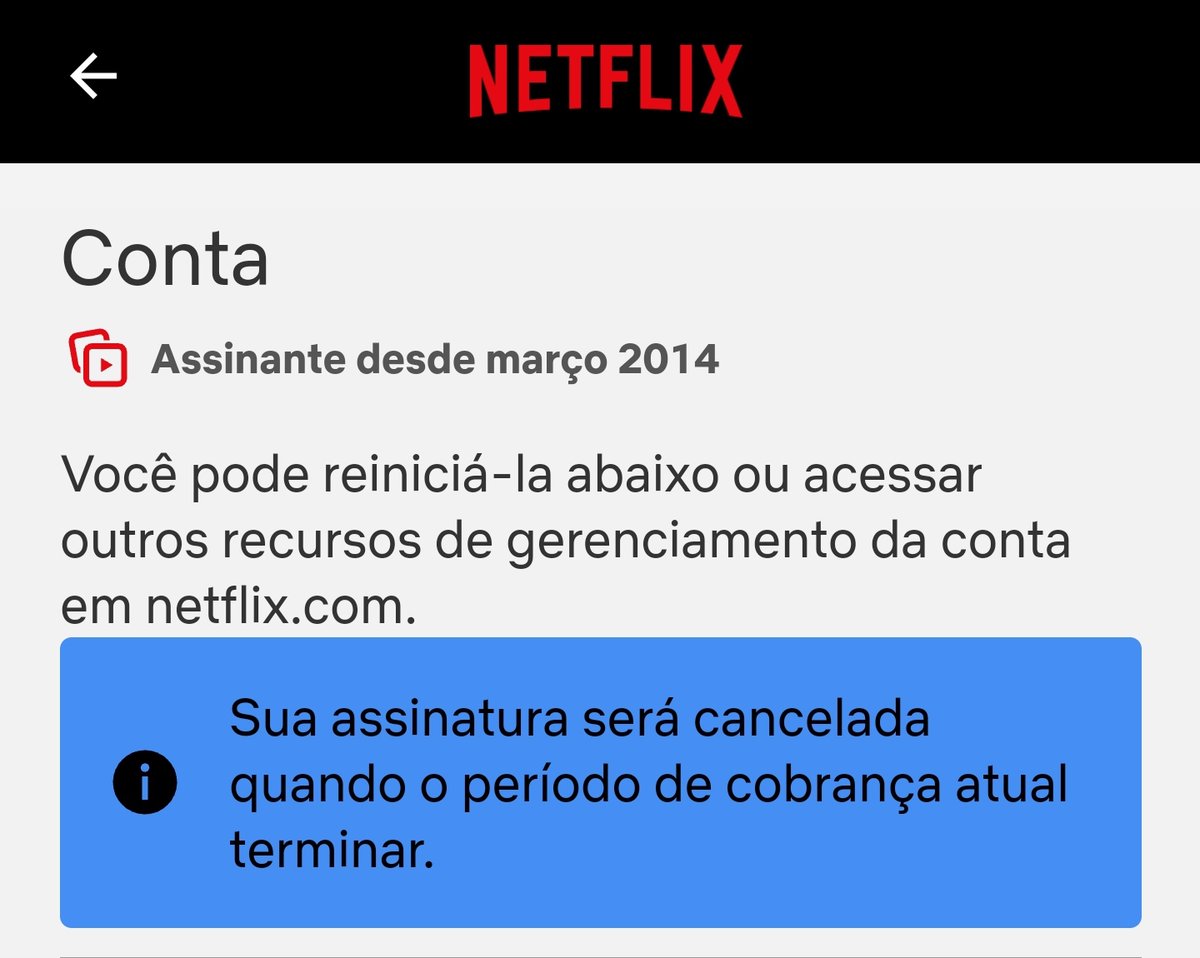 Parabéns <a href="/netflix/">Netflix</a> e a todos os envolvidos. Fui assinante desde 2014. O último que sobrar apague a luz. :*