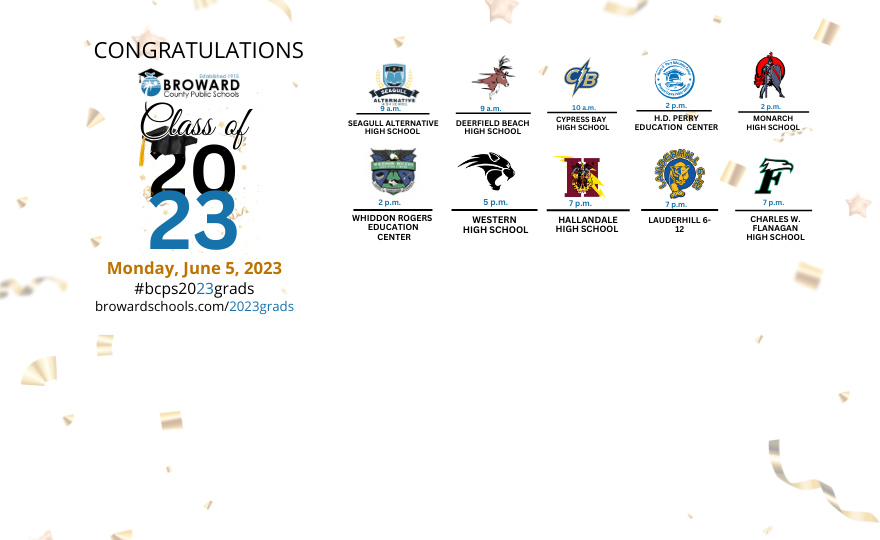 Broward Schools on Twitter "Congratulations to the Class of 2023
