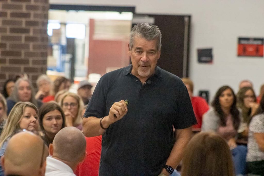 Major statement here—

“Coaching is an undercoached profession.”
<a href="/TimothyKight/">Tim Kight</a> 

Who’s in your circle?  Who are your mentors?  What books are you reading? What podcasts are you listening to? What clinics are you attending.

Don’t ask you players to improve if your aren’t willing!