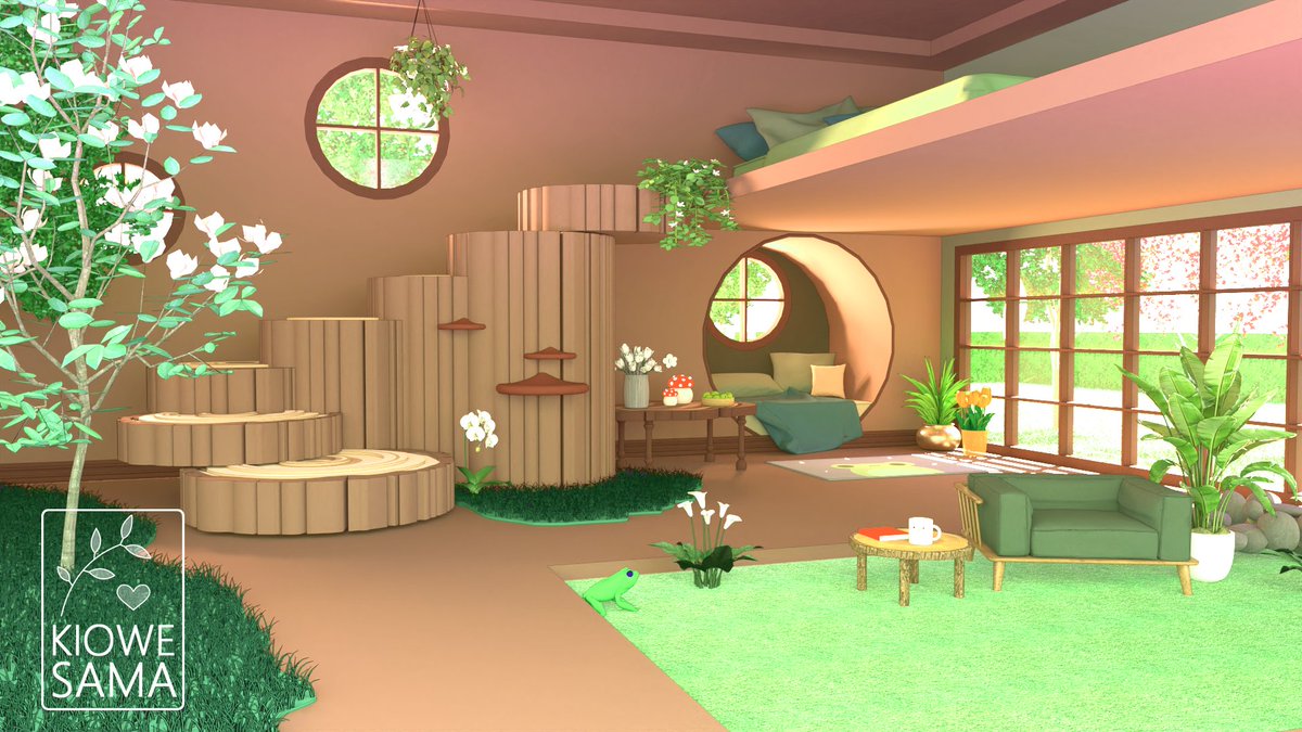 [🟢FREE BACKGROUND🟢] The tree house is here! 🌳🌱 DL ↓ko-fi.com/s/85ed8efbc1↓ #Vtuber #VTuberAssets #background