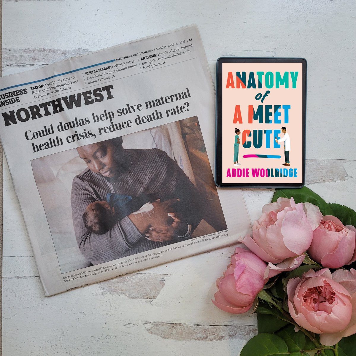 On the surface <a href="/addiewrites/">Addie Woolridge</a>'s book is a fun and flirty romcom, but at a deeper level it's about pre and post natal care and the importance of advocating for mothers, no matter what their race or income level might be.