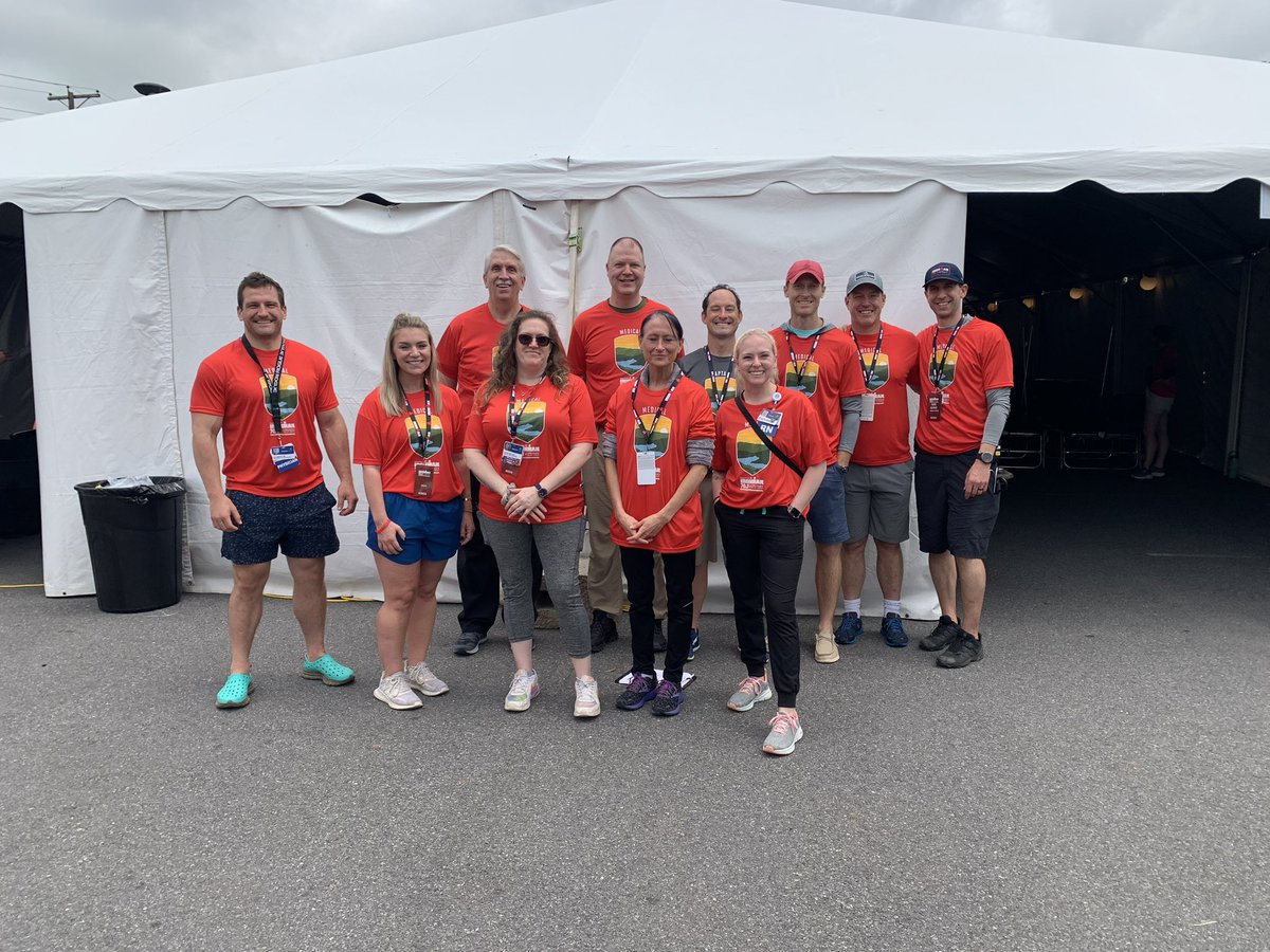 Thanks to all our Orthopaedic volunteers who worked in the medical tent at the @IRONMANtri 70.3 Virginia’s Blue Ridge Race! The athletes couldn’t have done it without you
