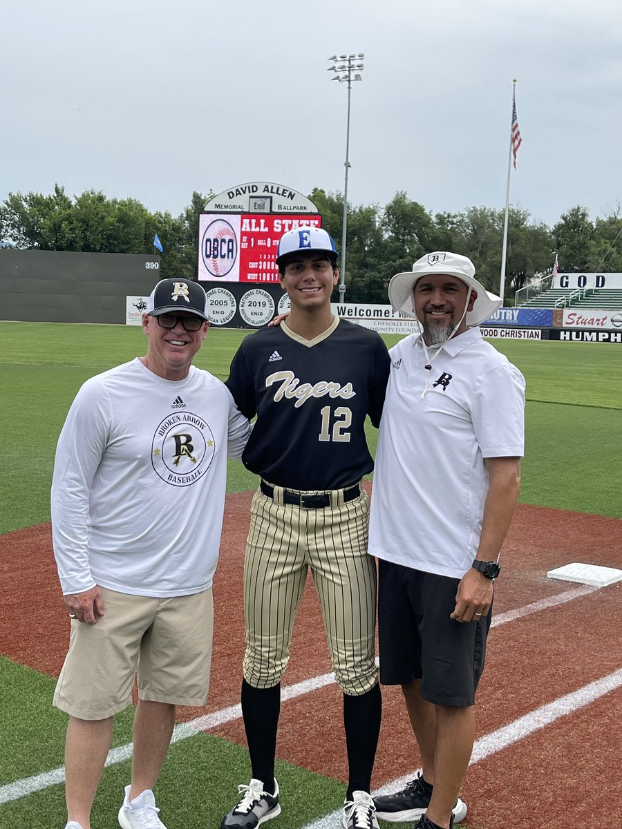 Grayson Childers at the 6A All State game after going 2-3 with a 2B and a run scored for the East team! 

#goBA