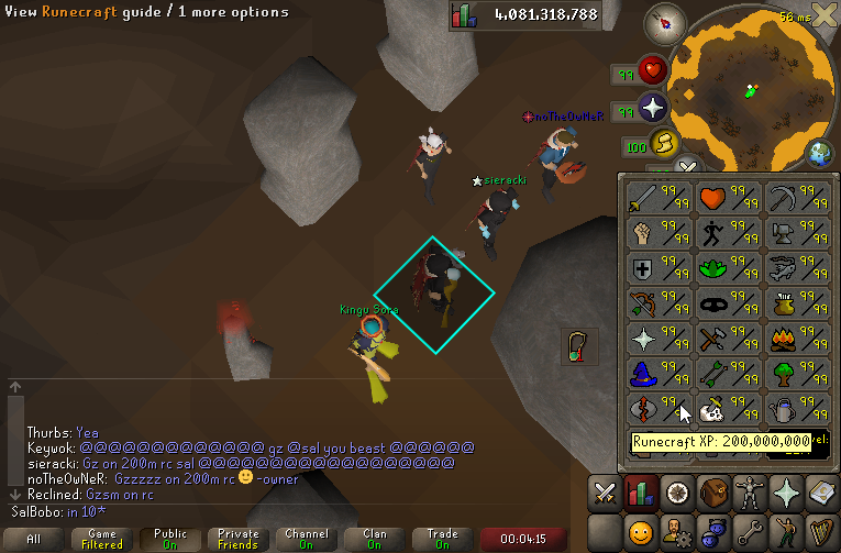 #18/23 - 200m runecrafting