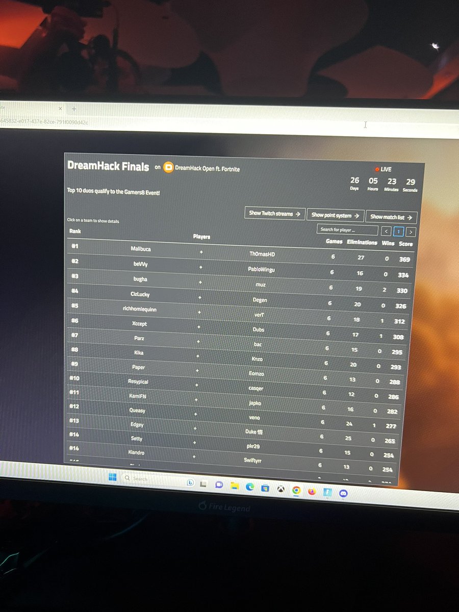 3RD DH FINALS 🥉($18,000) <a href="/MuzFN/">XSET Muz</a>