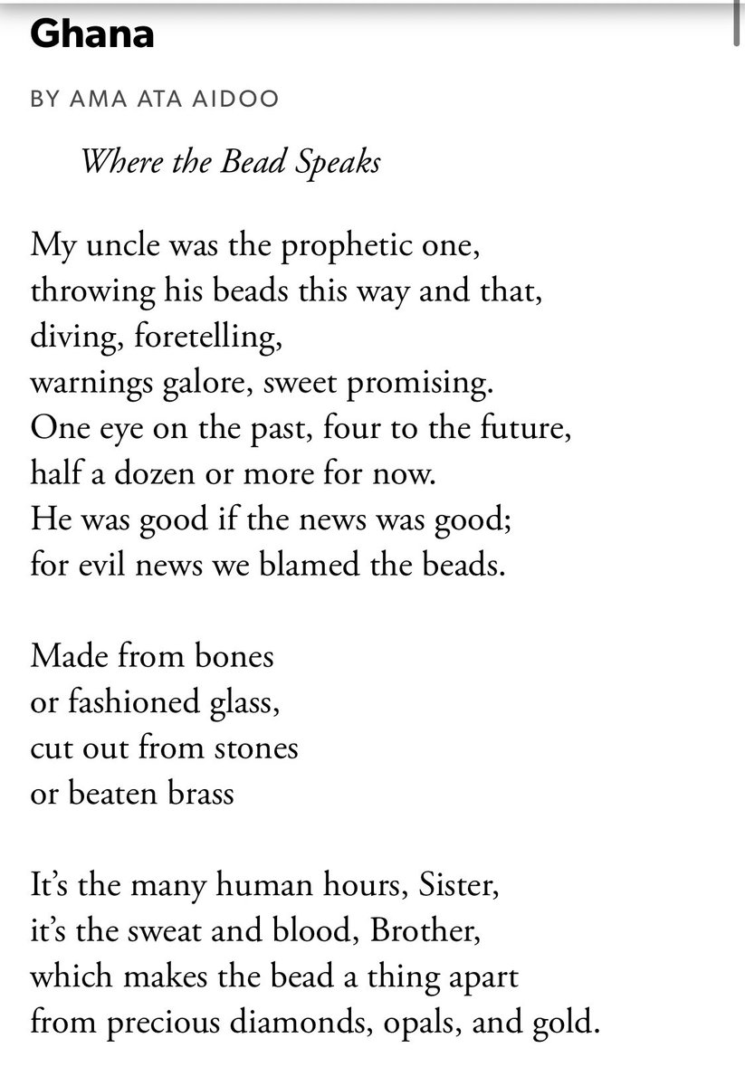writersPG's tweet photo. Our opening poem is ‘Ghana’ by writer, playwright, poet, academic  and author, Prof. Ama Ata Aidoo.
#wpgonciti https://t.co/qpbec4h9AM