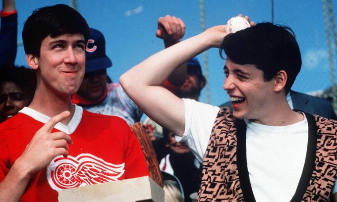 baseballinpix's tweet photo. Ferris Bueller went to Wrigley Field on his Day Off, June 5, 1985. https://t.co/1Z8JuND5HT