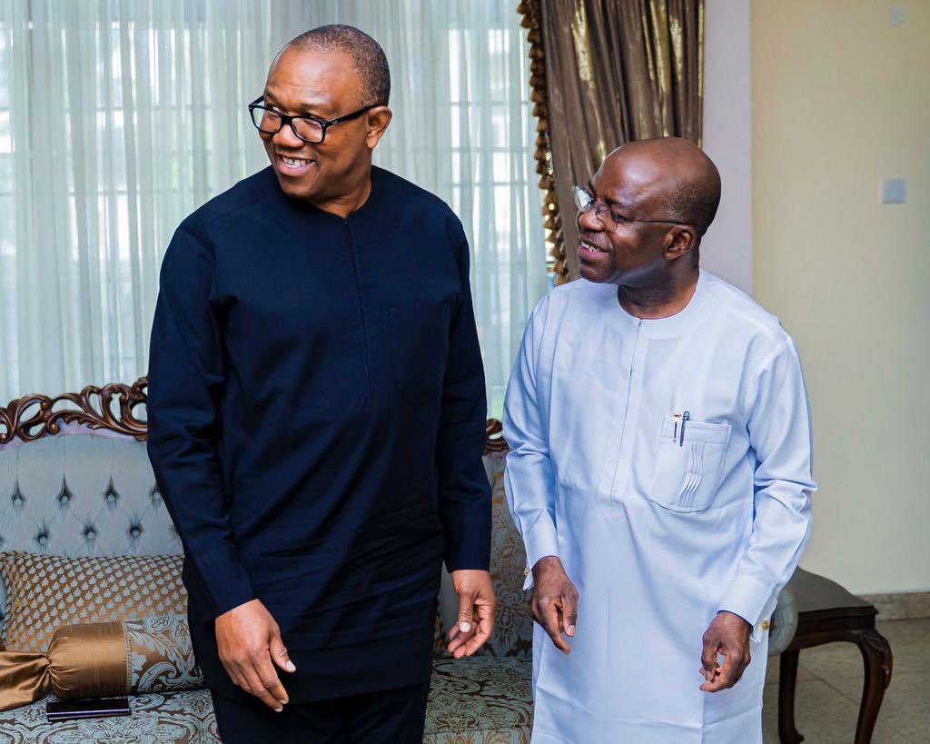 Abia Update on Twitter: "Governor Alex Otti was joined by H.E Peter Obi