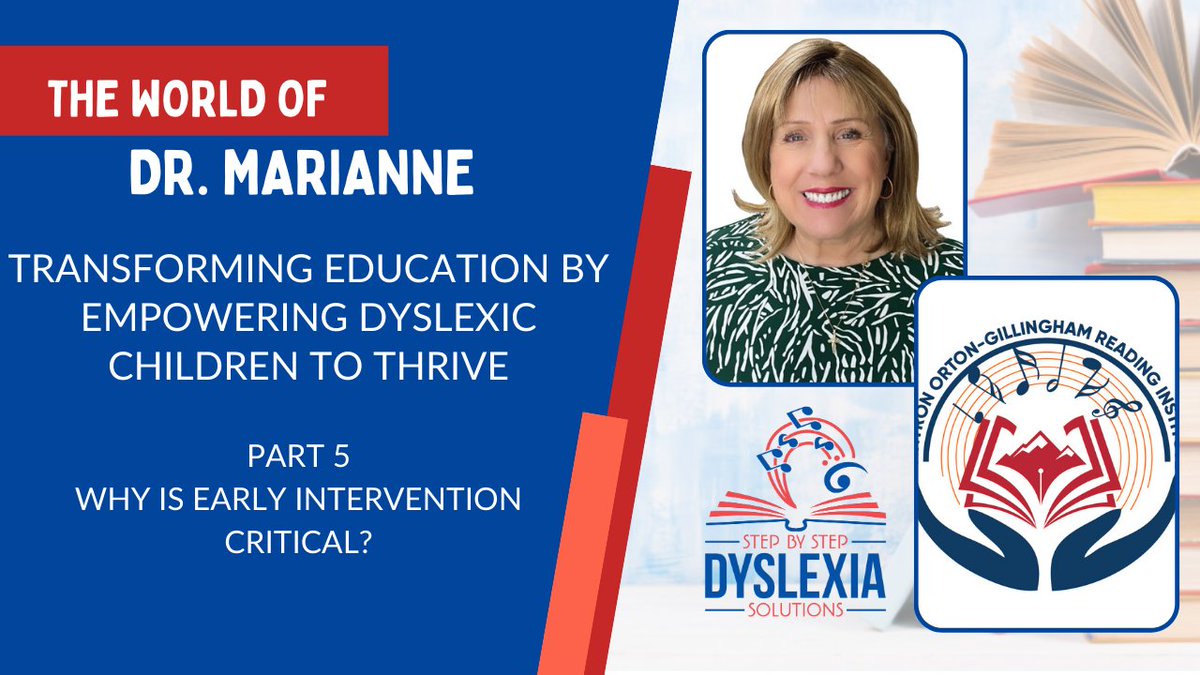 mpcintron16's tweet image. Transforming Education – Part 5 – Why is Early Intervention So Critical?
youtu.be/WHt3QMPqi9s#dy… #dyslexicgenius #dyslexiawellbeing #decodingdyslexia #dyslexia #SPED #dysgraphia #auditoryprocessing #earlydyslexiascreen #auditoryprocesdsingdeficits
youtu.be/WHt3QMPqi9s