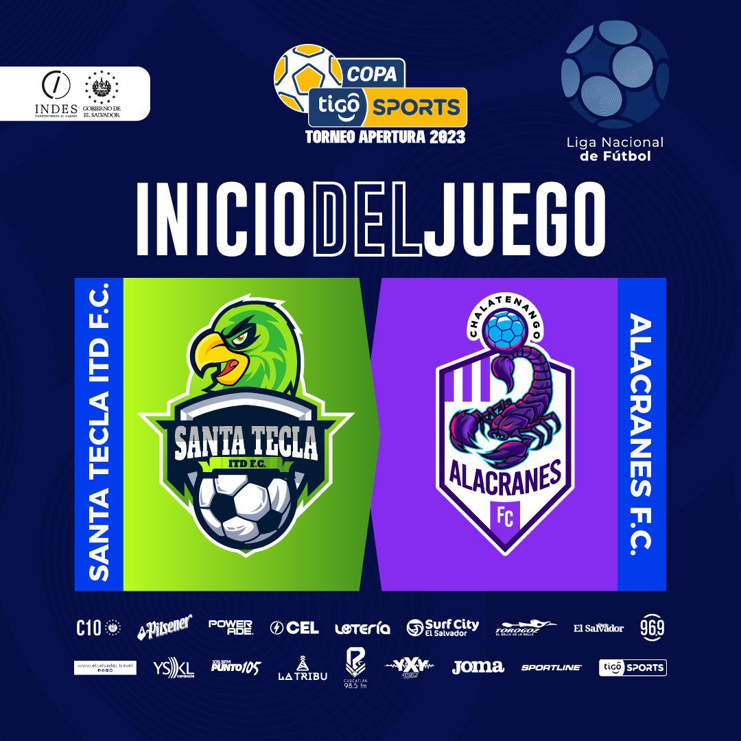 ¡INICIAMOS EL ÚLTIMO ENCUENTRO DEL DÍA! 😍💪🏼

Los periquitos de <a href="/SantaTeclaITDFC/">Santa Tecla ITD F.C</a> se enfrentan está tarde, ante un <a href="/AlacranesF_C/">Alacranes FC</a> que busca sumar en la Jornada 22🔥

#CopaTigoSports #SomoslaLigaNacionalDeFútbol #TorneoApertura2023