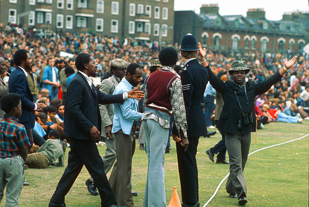 PictureSporting's tweet photo. A joy of the 1960s and 1970s was the enthusiasm and sheer delight West Indies fans brought to matches, no more so than at The Oval. The establishment tutted at the noise and pitch invasions such as here in the Eng-WI 1st Test, July 26th 1973 (Patrick Eagar) https://t.co/wItJcIYlda