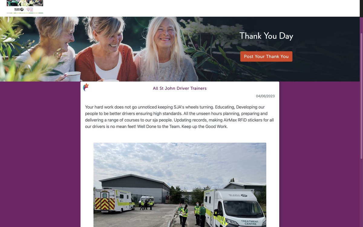 It’s Volunteers Week this week 1st 7th June. We have been sent this thank you.
