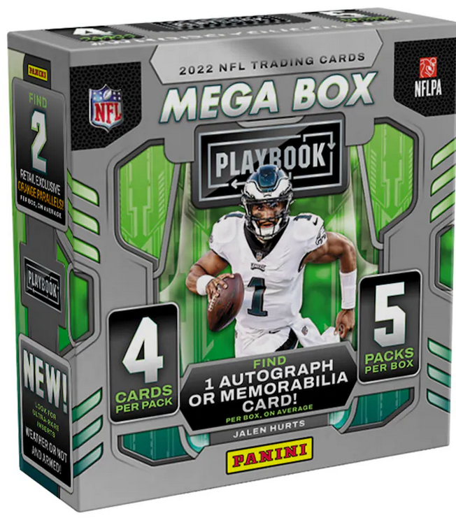 GIVEAWAY TIME! 

One lucky follower will win a free 2022 Playbook football MEGA box!  

Just follow @CardboardBST and retweet this tweet!  

Winner will be drawn on June 7th at noon eastern time!  

Watch out for scams - winner will NOT have click links in DM