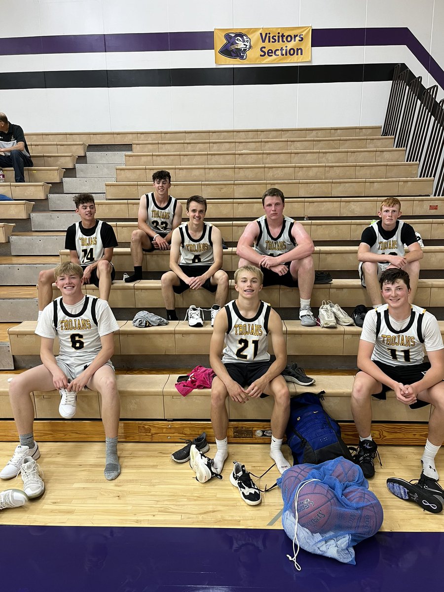 Had a solid day taking these guys to Iowa Falls to play in the Cadet Summer Shootout. Good competition, and a perfect way to get the ball rolling for the summer. Thanks to @CoachCollison @IFAbball and  @BryanBender @MbbEllsworth for putting on this awesome event! #WMHoops