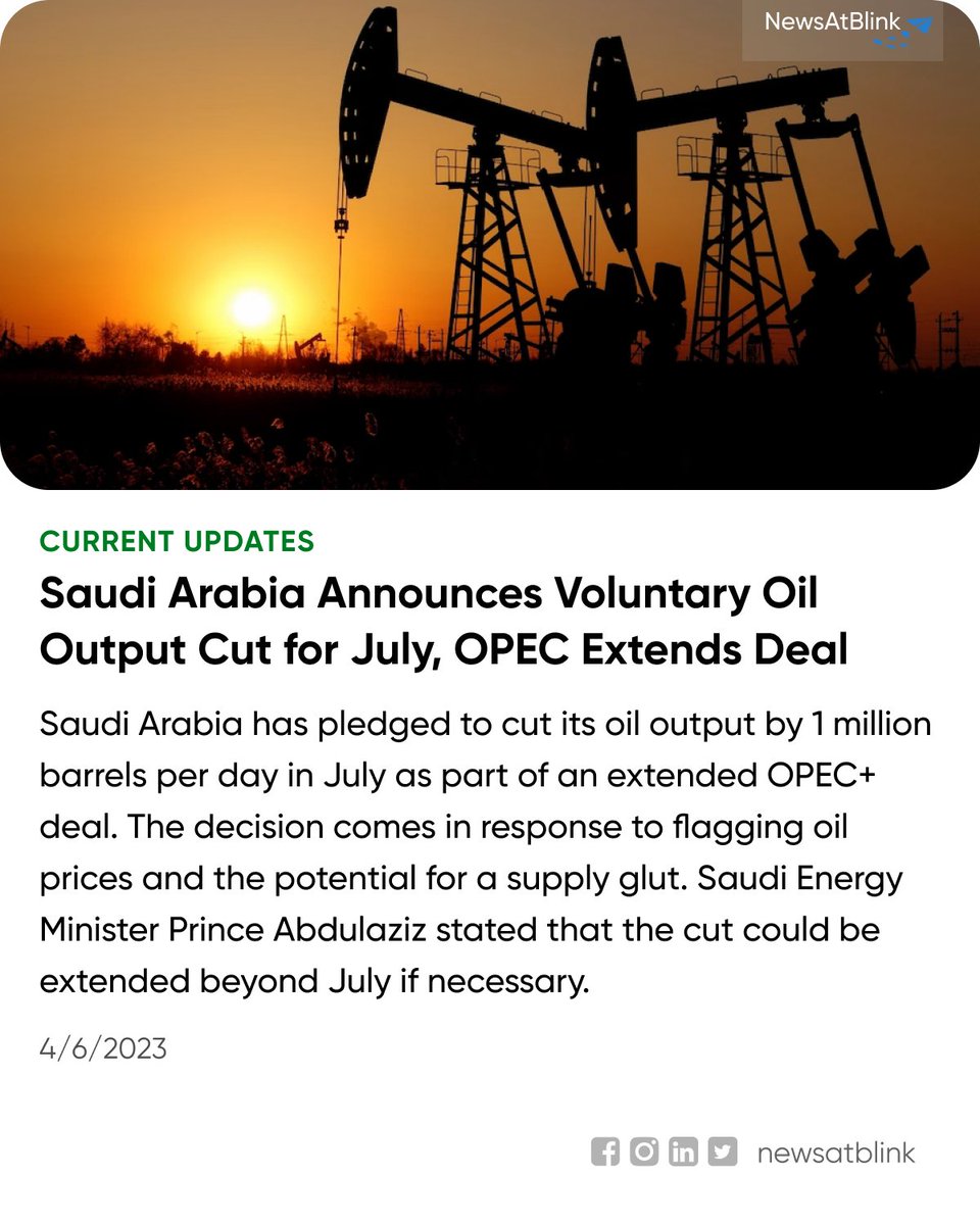 #SaudiArabia #OPEC #OilOutputCut #EnergyIndustry #GlobalOilMarket

To know more about it refer “businesstoday.in/latest/economy…'