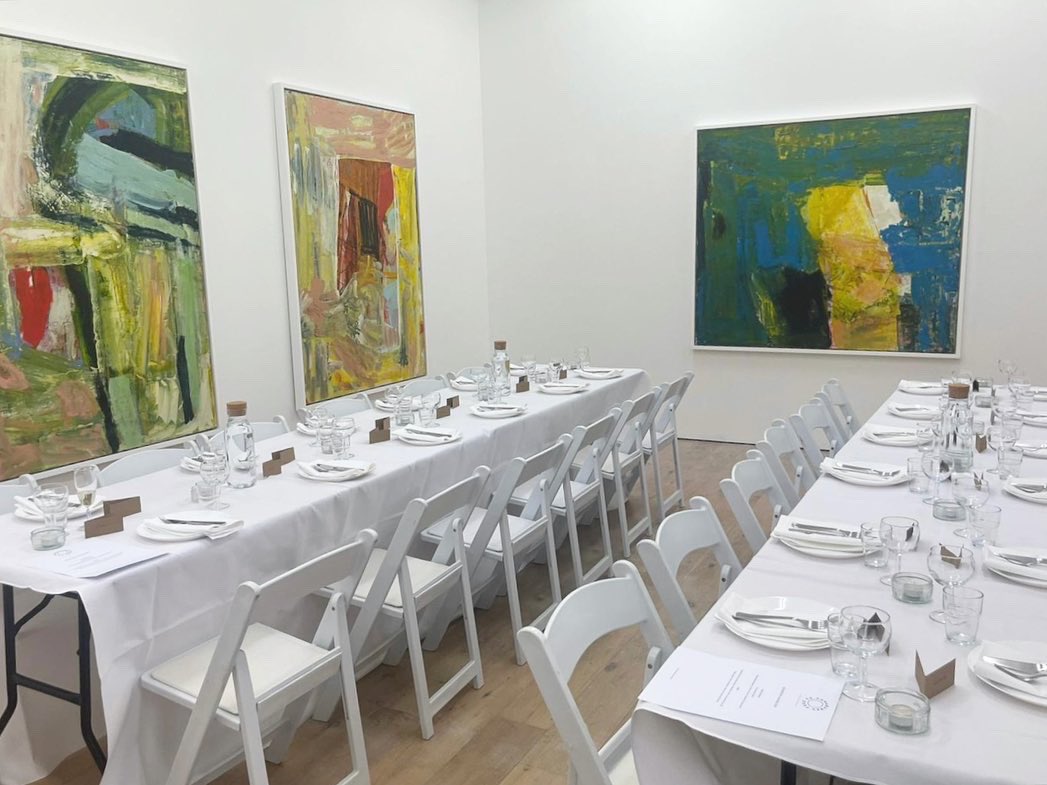 To celebrate the opening of Max Wade’s show, we welcomed patrons groups, hosted a dinner, welcomed friends &amp; fellow artists to the exhibition’s opening and had an in conversation between Max and Lewis Dalton Gilbert for London Gallery Weekend💥The show is now on until 7th July
