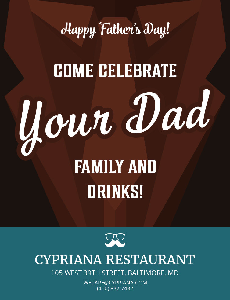 Treat your dad and join us for Father's Day! spt.to/zZxab