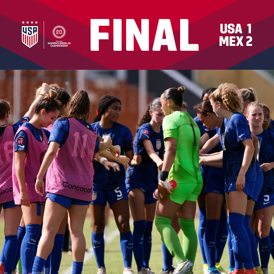 FINAL:

🇺🇸 USA 1 - 2 MEX 🇲🇽

#U20WYNT