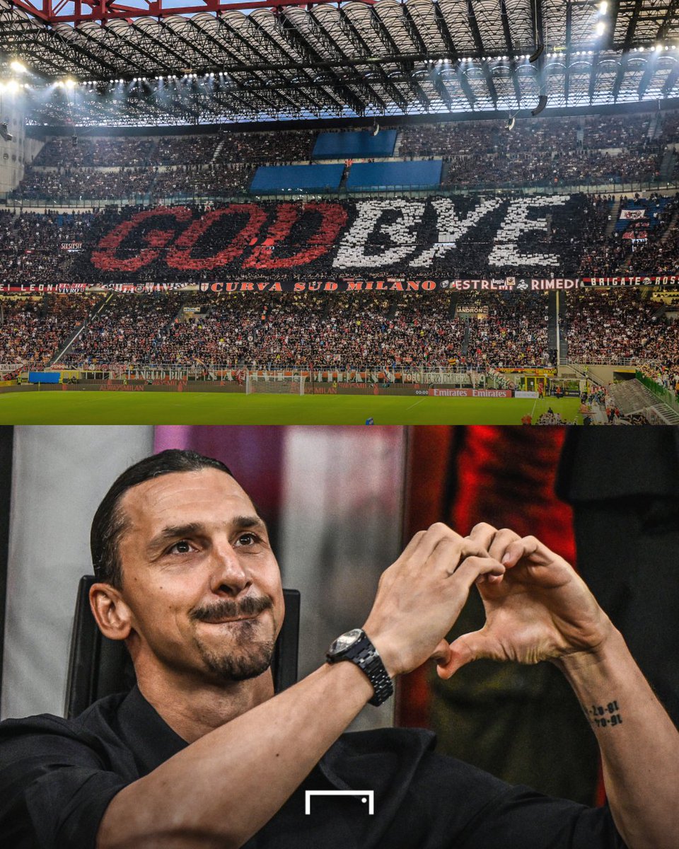 GOAL on Twitter "The AC Milan fans had Zlatan Ibrahimovic in tears 🥲"