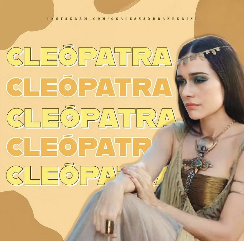 QGNEGRINI's tweet photo. 🍿| INDICAÇÃO DE FILME PARA CURTIR O DOMINGÃO! 

Neste filme, Alessandra Negrini dá a vida a rainha Cleópatra que teve desde cedo o conhecimento na palma das mãos. Preparada para assumir o poder, foi uma figura multifacetada, que enfrentou com autoridade e sabedoria guerras e dificuldades. A singular governante egípcia se destaca também por seus amores, como a relação mais intelectual com Julio César (Miguel Falabella) e o posterior romance ardente com Marco Antônio (Bruno Garcia).