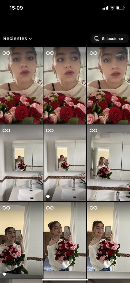 yo y las que nos gustan las flores cuando: