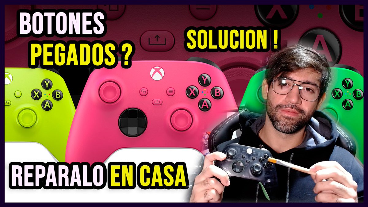 DiegoCuleGamer's tweet image. En este video vemos como desatasco los botones de mis controles! espero te sirva! 

Link ⚡️
 youtu.be/cJfcN08FGIg

 #joysticks #controles #mandos #procontroller #dualsense #elitecontroller #xbox #nintendo #playstation #fix #repair #reparar #fyp #pc #gaming