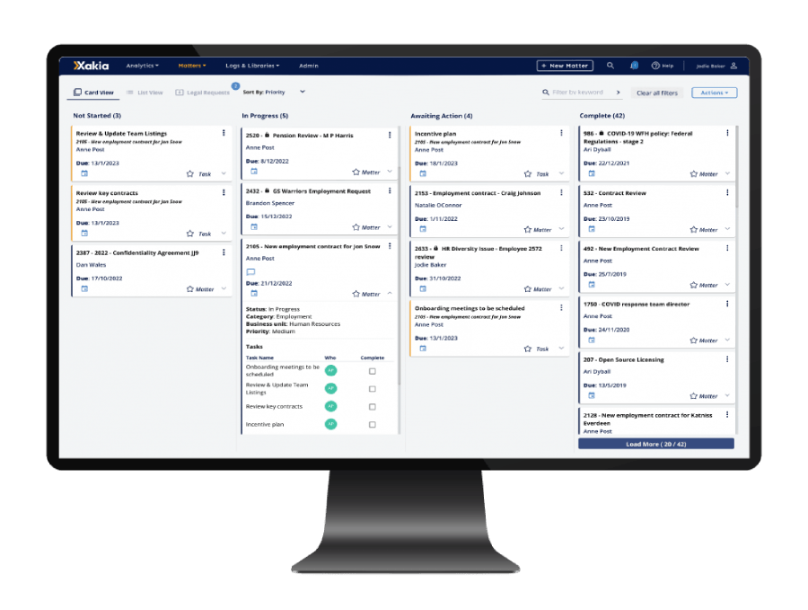 xakiatech's tweet photo. Launch before lunch. Be a winner before dinner! Xakiaโs all-new affordable legal #mattermanagement solution is purpose-built for small teams. Get set up in minutes and start managing your organizationโs legal matters more effectively right away. https://t.co/6RBr9r0JyE https://t.co/D5jdHE3pEL