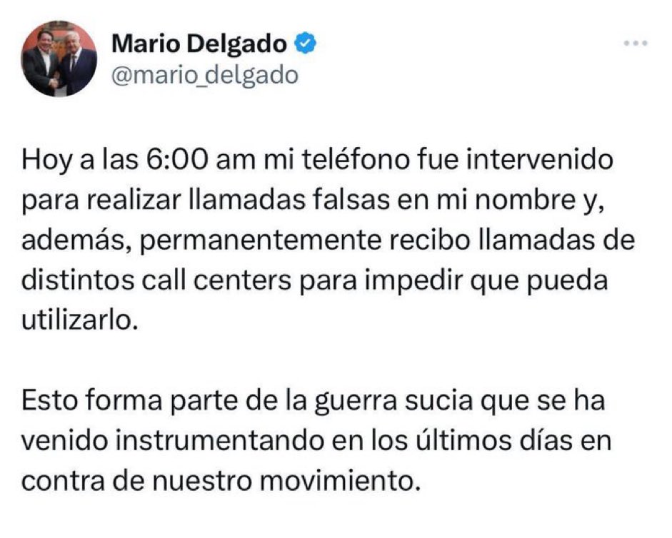 abrahamvanaya's tweet photo. Si reciben una llamada de @mario_delgado intentando comprar tu voto!! Y ofreciendo a su abuela para que no pierda @delfinagomeza seguramente es real!! Hahahaha 

Están desesperados!! Celebró! 🤣 https://t.co/OJr87uuyIS