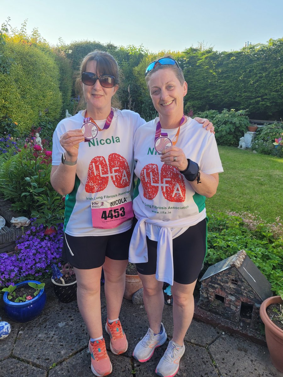 NicolaMCassidy's tweet photo. We did it 🥇 Thanks to my lovely running pals for a wonderful day with lots of laughs  @VhiWMM @ILFA_Ireland @NiamhEnglish https://t.co/Ldf24OvWBy