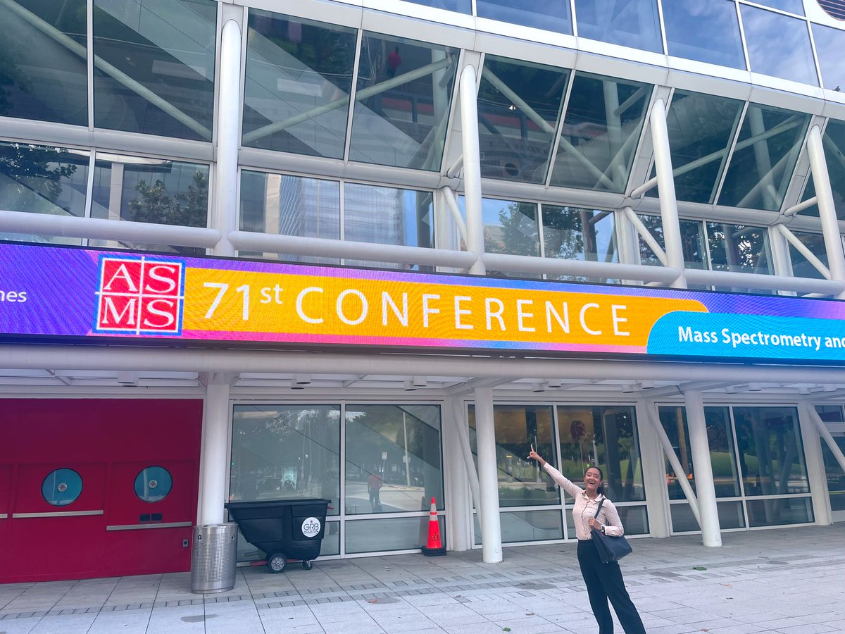 I started using mass spectrometry in my research as a master’s student back in 2016. Fast forward 7 years, I finally have the chance to join #ASMS, the major conference where all the novelties in the field are introduced. 
Can you see my excitement?!
#ASMS2023 #TeamMassSpec