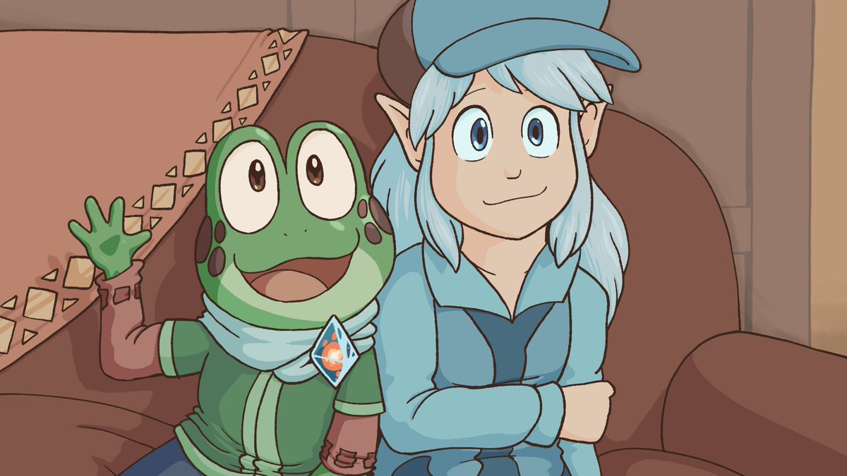 Froffff's tweet photo. A TTRPG scene. They are using a camera for the first time. https://t.co/RLeGsXj3cg